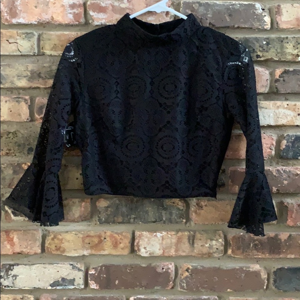 Nasty Gal Cropped Blouse